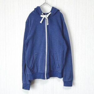 Blanche Long Sleeve Hoodie Blue Zip-Up XS Fleece Lined